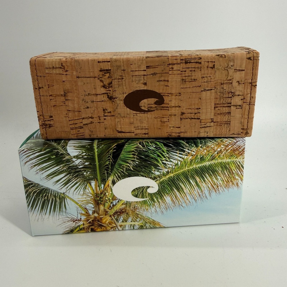Costa‎ Del Mar Sunglass CASE Cork Brown and BOX Sullivan Sunglasses Style
